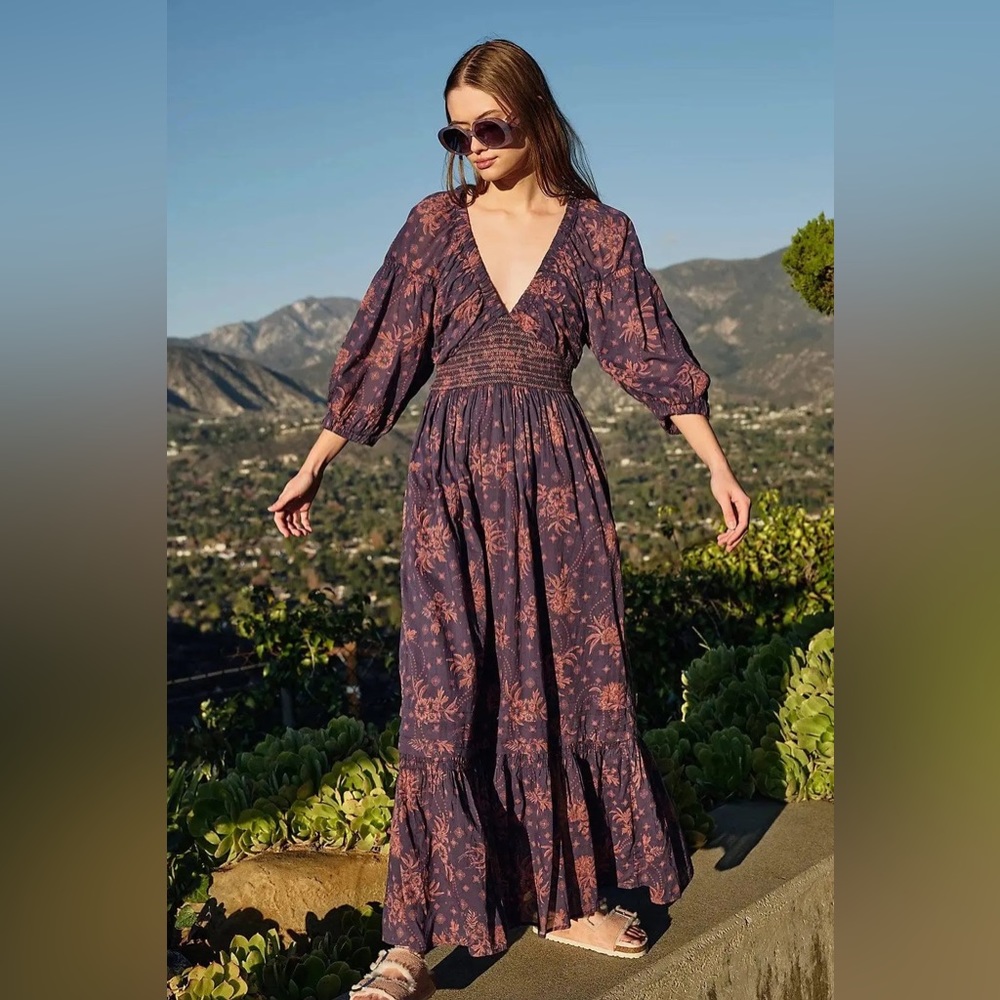 New with tags FREE PEOPLE DRESS golden hour dress - Picture 7 of 7